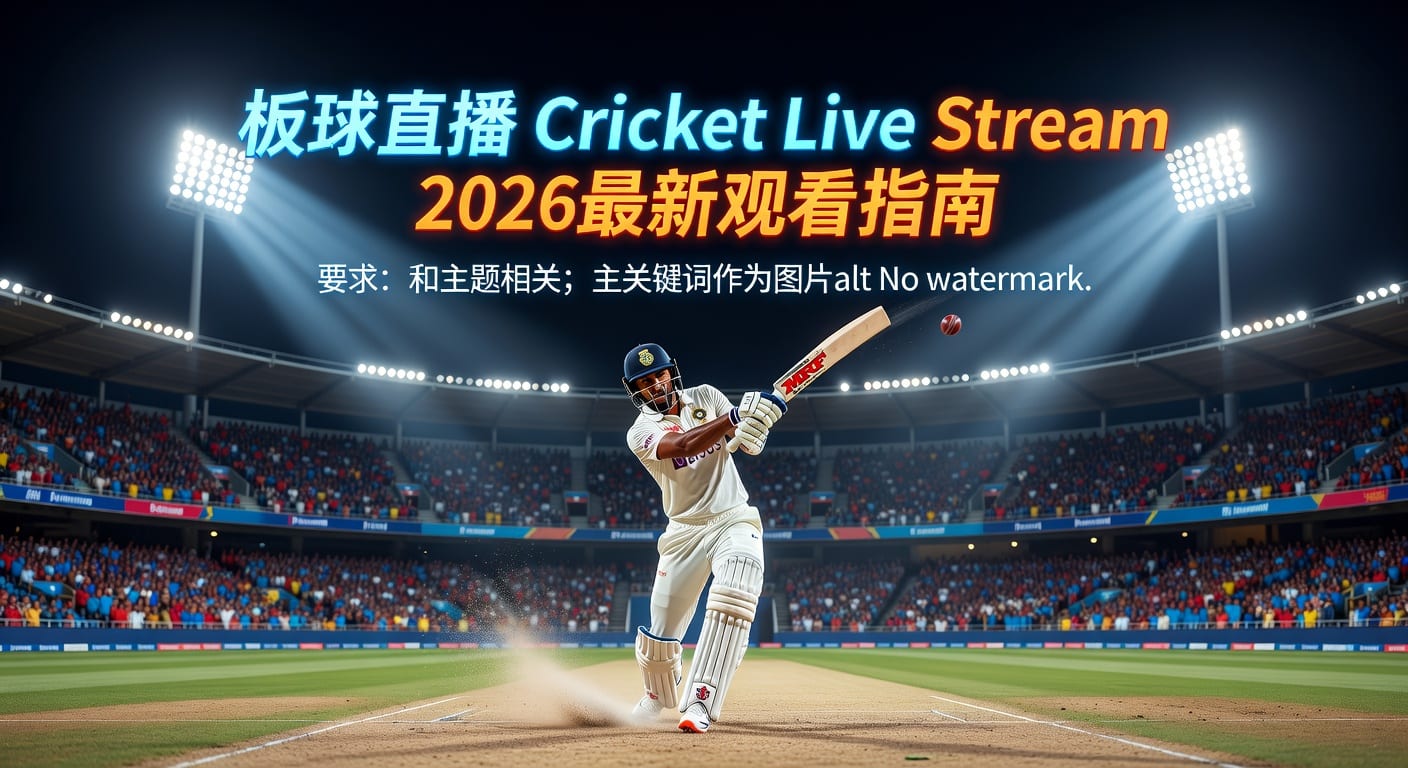 板球直播 Cricket Live Stream：2026实时观看指南